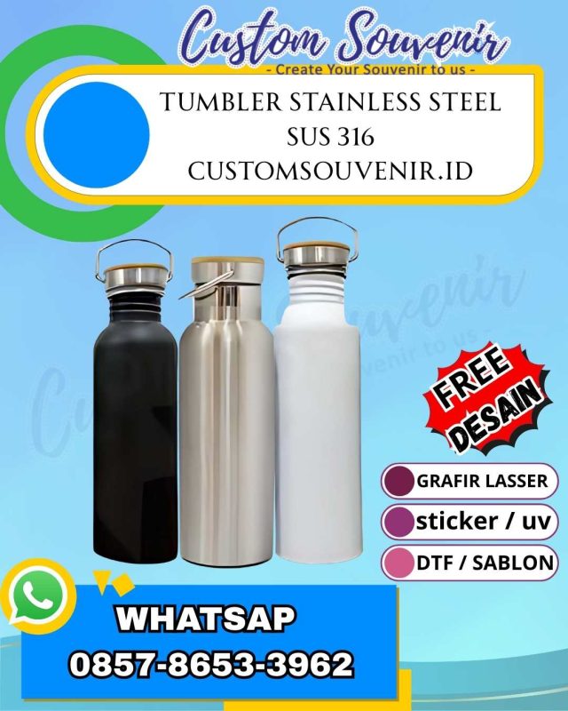 Tumbler Custom Souvenir Kantor Untuk Branding
