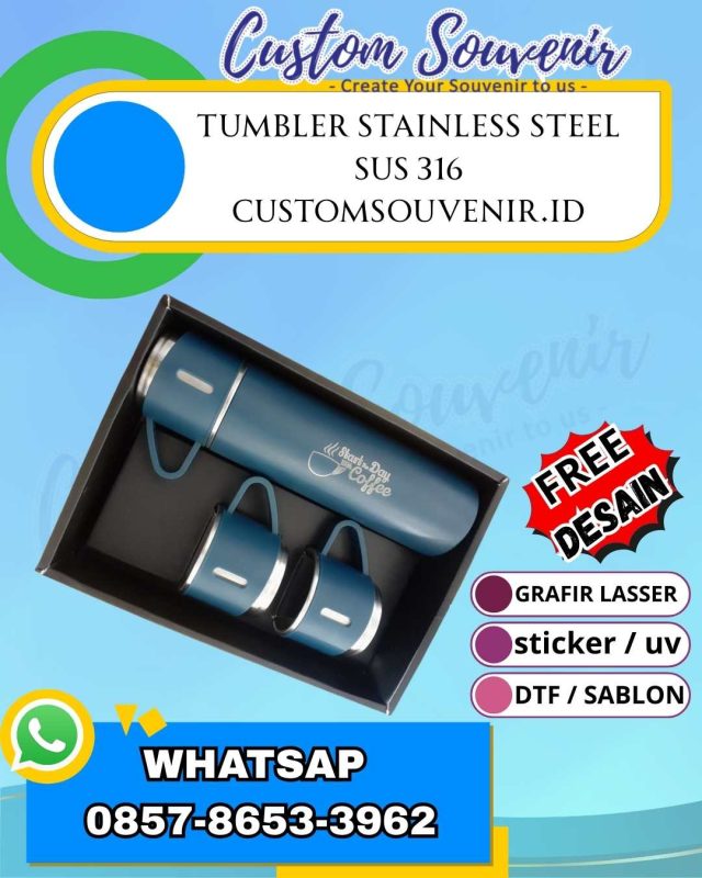 Tumbler Custom Grafir Souvenir Jogja