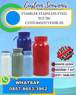 Vendor Tumbler Custom Souvenir Jogja untuk Merchandise