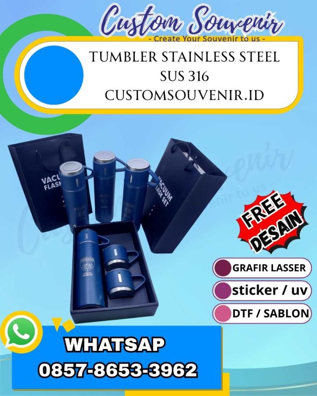 Tumbler Custom Souvenir Seminar | WA 0857-8653-3962