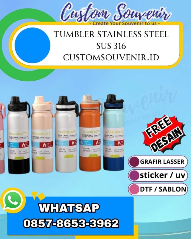 Tumbler Custom untuk Branding dan Promosi Efektif
