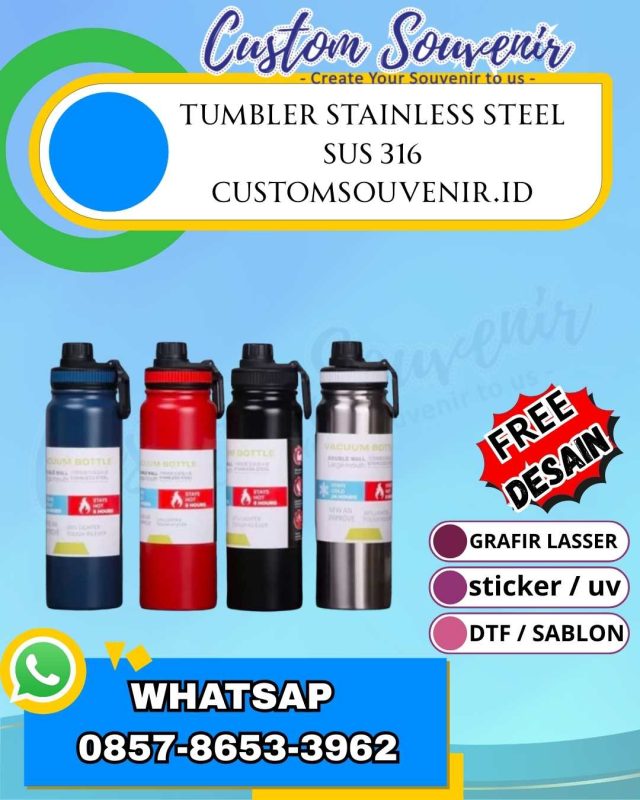 Souvenir Tumbler Custom Jogja