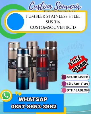 Merchandise Perusahaan Tumbler Custom Unik
