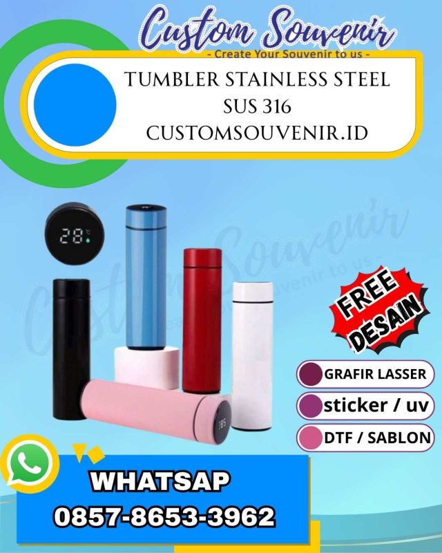 Souvenir Seminar Tumbler Grafir