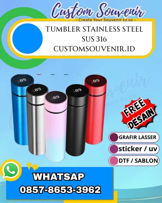 Tumbler Custom Souvenir Perusahaan