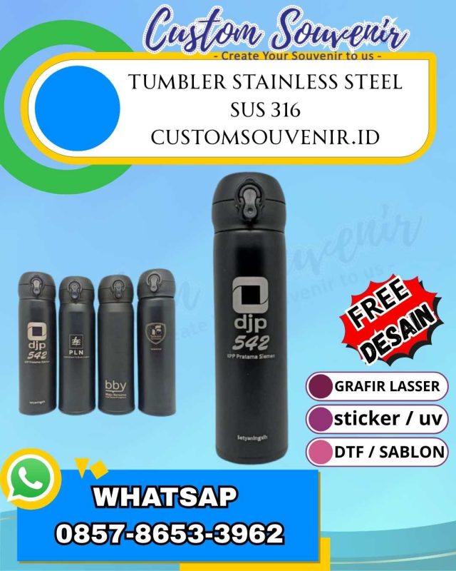 Tumbler Custom untuk Promosi Instansi yang Berkesan dan Berkualitas