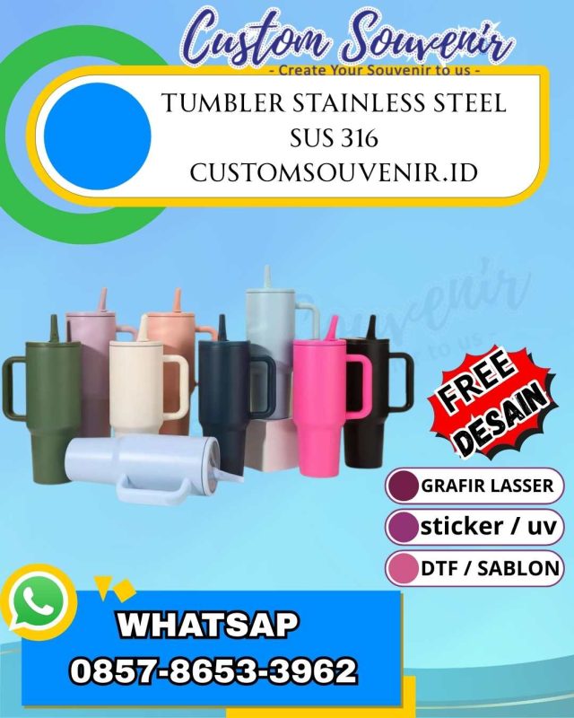 Souvenir Tumbler Custom Grafir