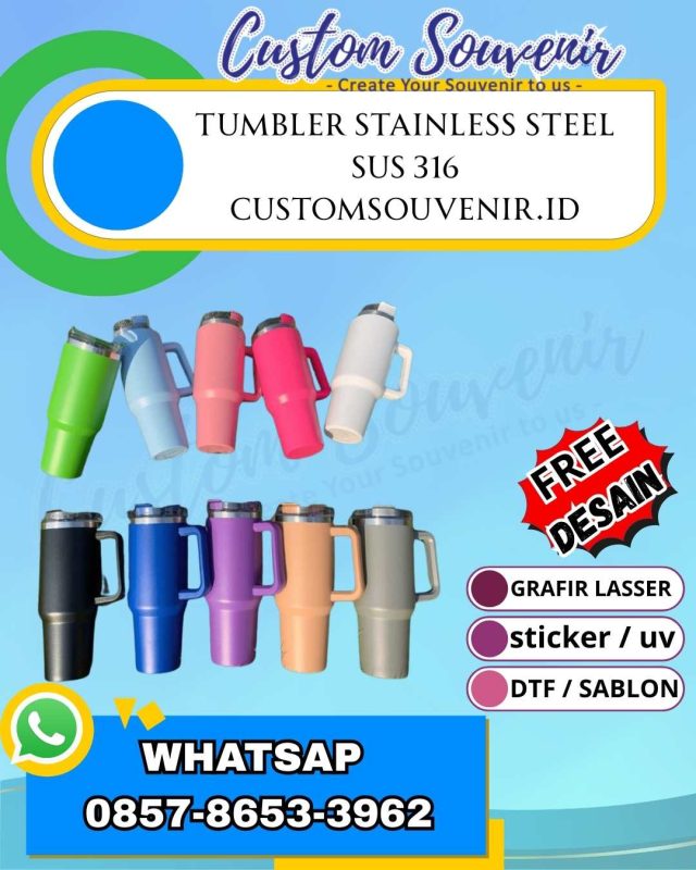 Merchandise Tumbler Custom Perusahaan