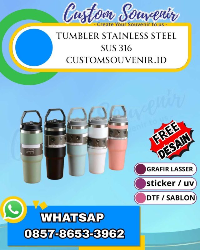 Tumbler Custom Merchandise Souvenir