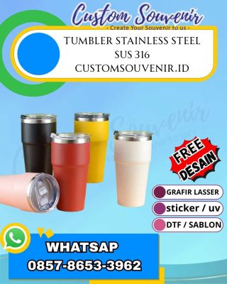Tumbler Custom souvenir Seminar Jogja