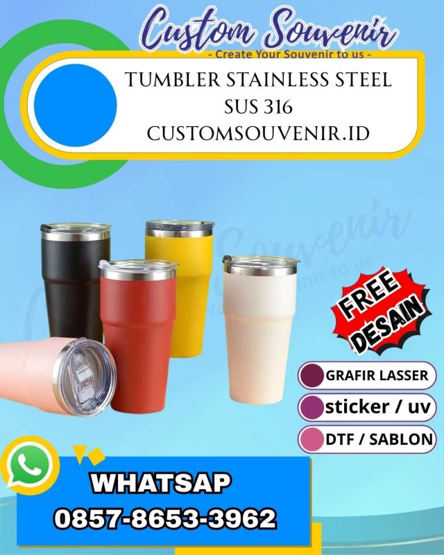 Tumbler Custom souvenir Seminar Jogja