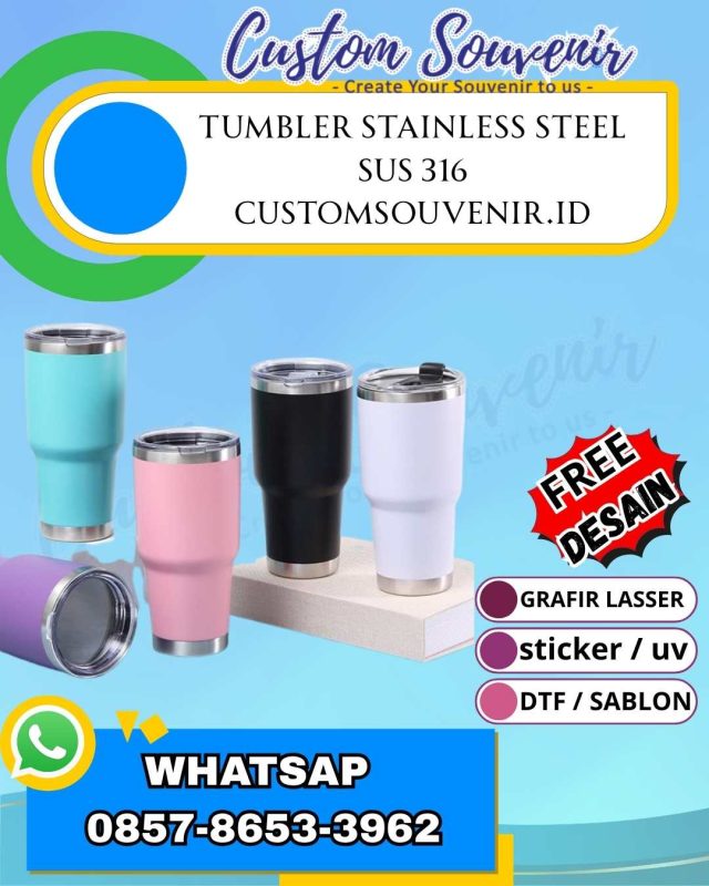 Vendor souvenir Tumbler Custom Murah Jogja