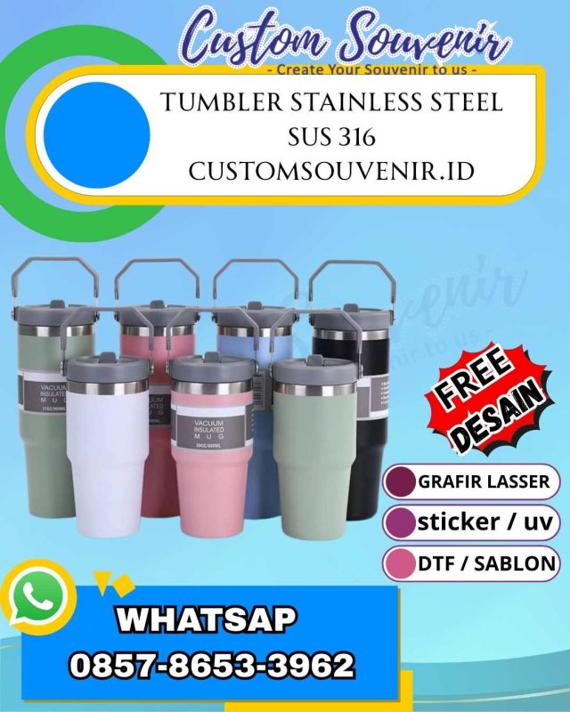 Souvenir Tumbler Custom Grafir