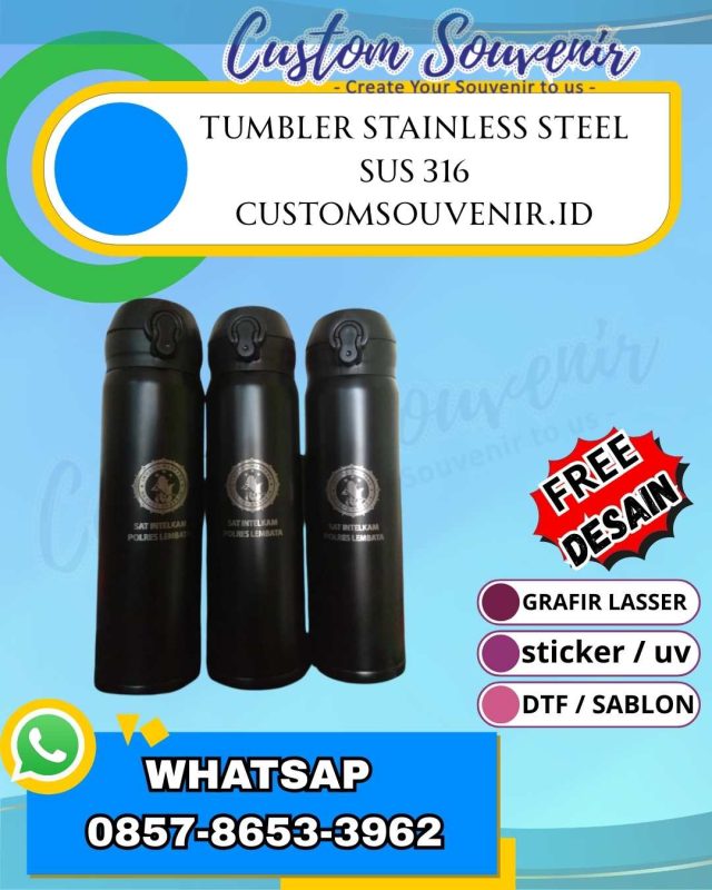 Vendor Souvenir Tumbler Custom untuk Event Jogja