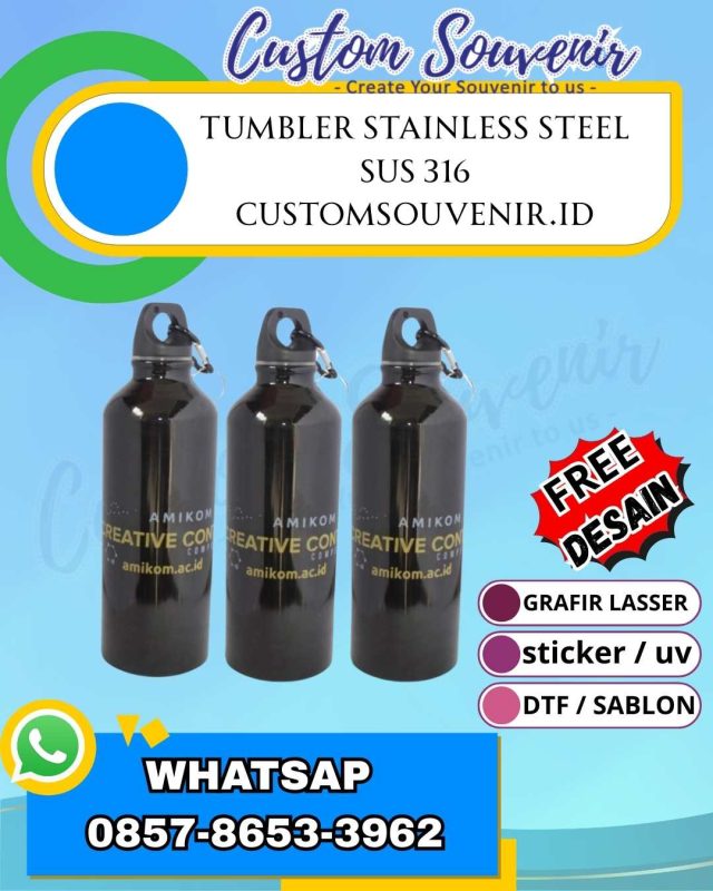 Merchandise Perusahaan Tumbler Custom Jogja Murah