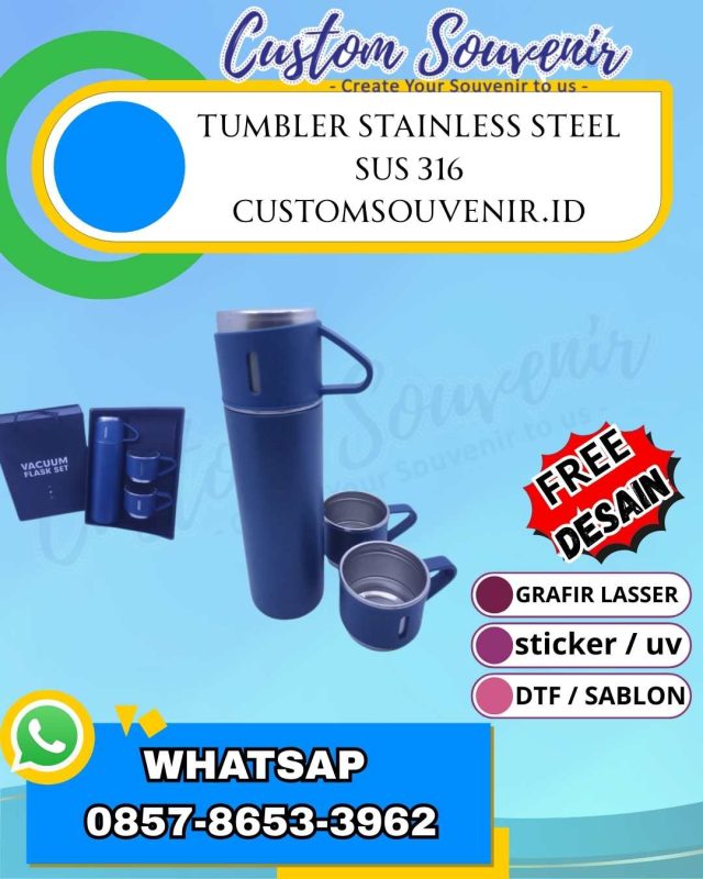 Vendor Souvenir Tumbler Custom untuk Seminar Jogja