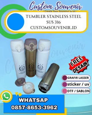 Vendor Souvenir Tumbler Custom untuk Instansi Jogja