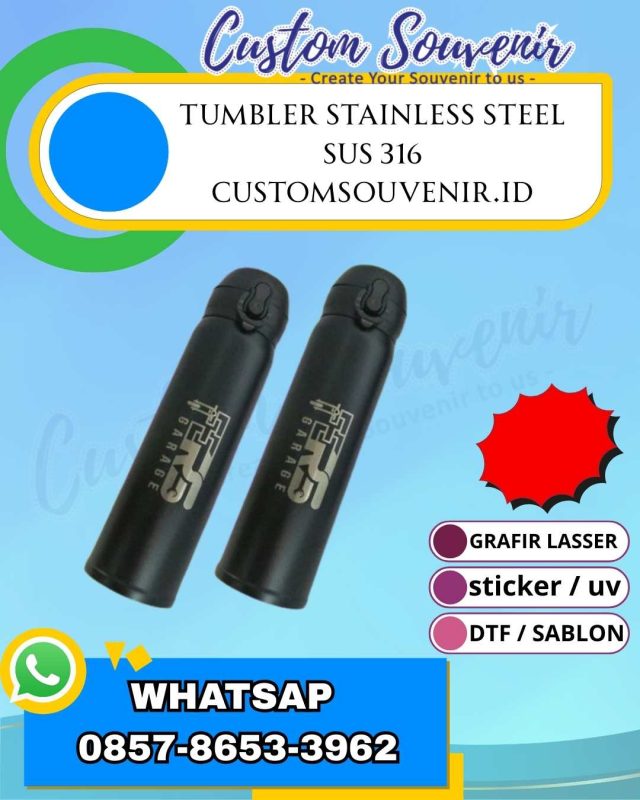 Vendor Souvenir Tumbler Custom untuk Perusahaan Jogja