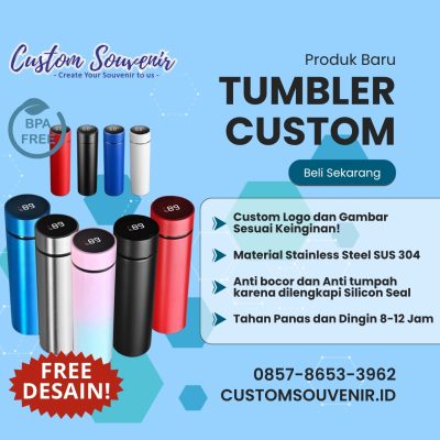 Vendor Souvenir Tumbler Custom untuk Seminar