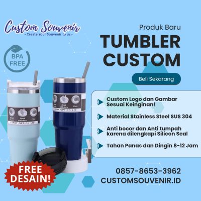 Vendor Souvenir Tumbler Custom untuk Event