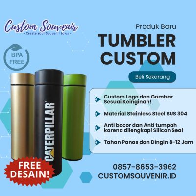 Tumbler Custom Souvenir Perusahaan