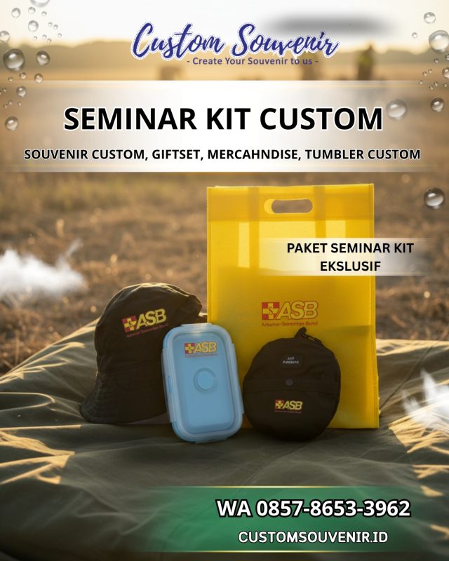 Paket Seminar Kit Kekinian | Souvenir Seminar Custom Jogja