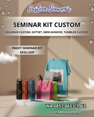 Paket Seminar Kit Custom | Paket Seminar Kit Kekinian
