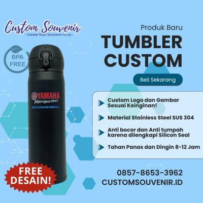 Tumbler Custom Logo Perusahaan Harga Terjangkau