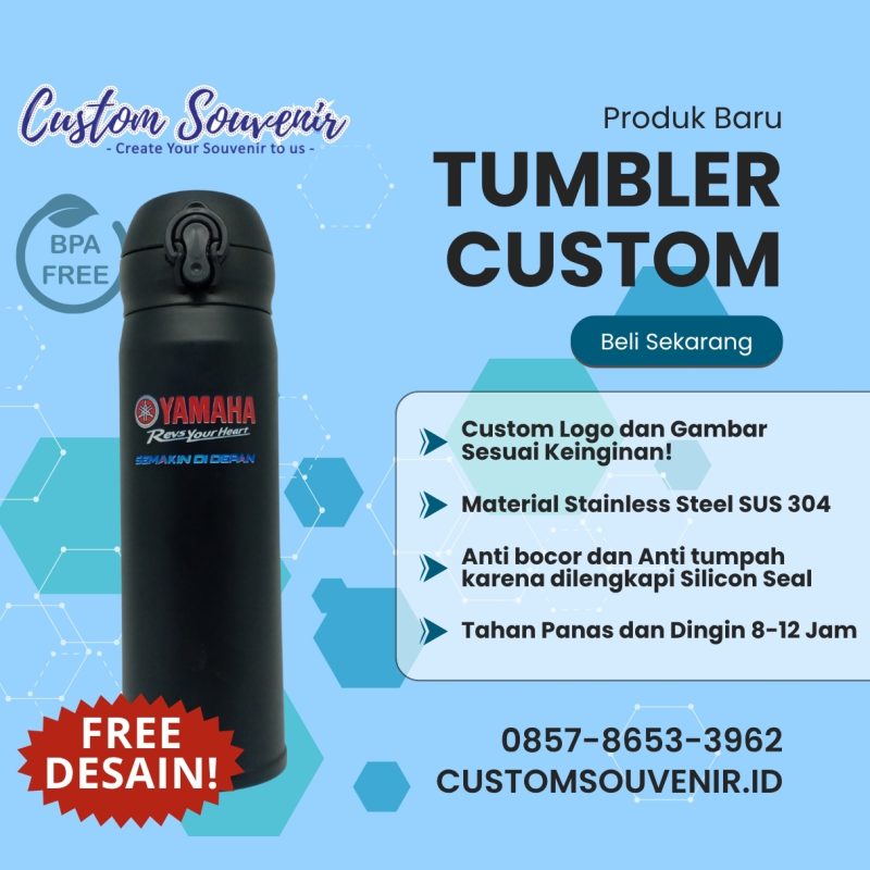 Tumbler Custom Logo Perusahaan Harga Terjangkau