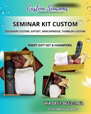 Vendor Paket Seminar Kit Berpengalaman | Tumbler Custom Jogja