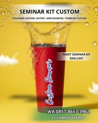 Paket Seminar Kit Eksklusif | Vendor Tumbler Custom Jogja