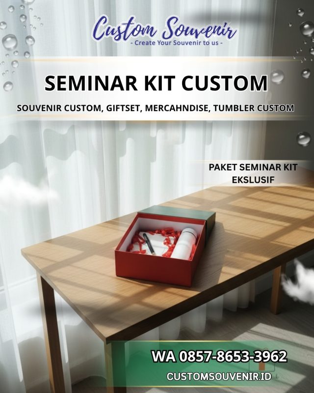Paket Seminar Kit Kekinian | Tumbler Custom Jogja