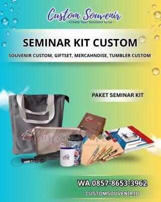 Vendor Seminar Kit Jogja Terpercaya | Souvenir Tumbler Custom