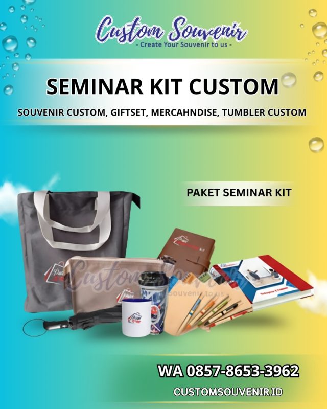Vendor Seminar Kit Jogja Terpercaya | Souvenir Tumbler Custom