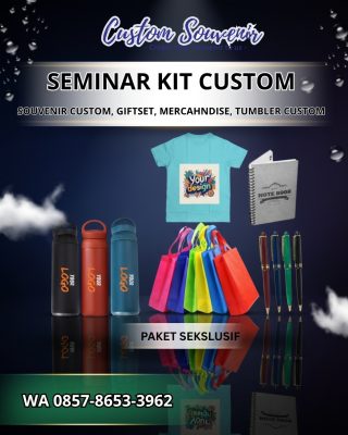 Souvenir Seminar Kit Custom untuk Berbagai Jenis Acara dan Event