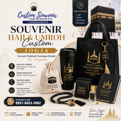 Souvenir Haji & Umroh Custom Jogja Terbaik untuk Agen Travel