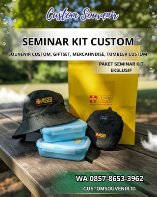 Souvenir Seminar Custom | Vendor Seminar Kit Jogja Terpercaya