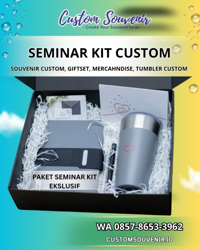 Paket Souvenir Seminar Kit untuk Event | Tumbler Custom Jogja