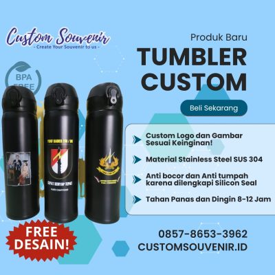 Tumbler Custom Jogja untuk Perusahaan dan Instansi Berkualitas