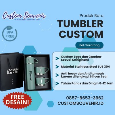 Tumbler Custom Nama dan Logo untuk Event yang Berkesan