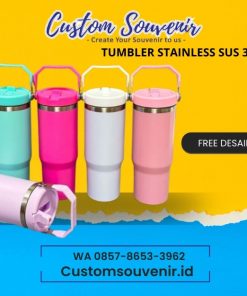 Tumbler Custom Premium: Sentuhan Finishing Mewah: Eksplorasi Deboss Kulit, Grafir Emas & Kotak Beludru (081284395311)